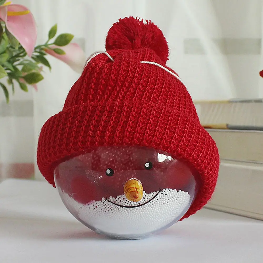 Год украшения зерна снеговик мяч креативная кукла кулон Рождественская елка фестиваль праздничные украшения товары для дома - Цвет: Красный