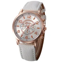 Geneva женские часы женские повседневные шашки из искусственной кожи Кварцевые аналоговые наручные часы relogio feminino C50