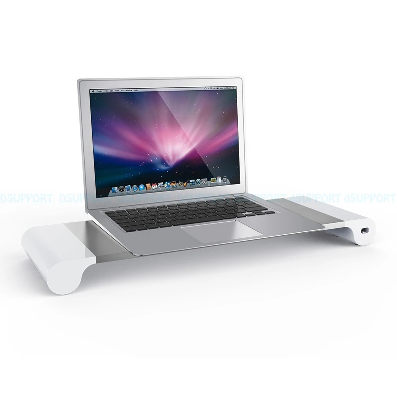 Monitor Stand Space Bar Laptop Stand Riser with 4 ports USB charging