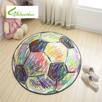 

Round Cute Animal Print Carpet for Living Room Bedroom Large Size Rugs Home Decoration Baby Play Mats Crawling Blanket Toys