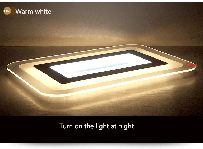 Супер-тонкий квадратный прямоугольный светодиодный потолочный светильник, внутреннее освещение, светодиодный светильник, современный светодиодный потолочный светильник
