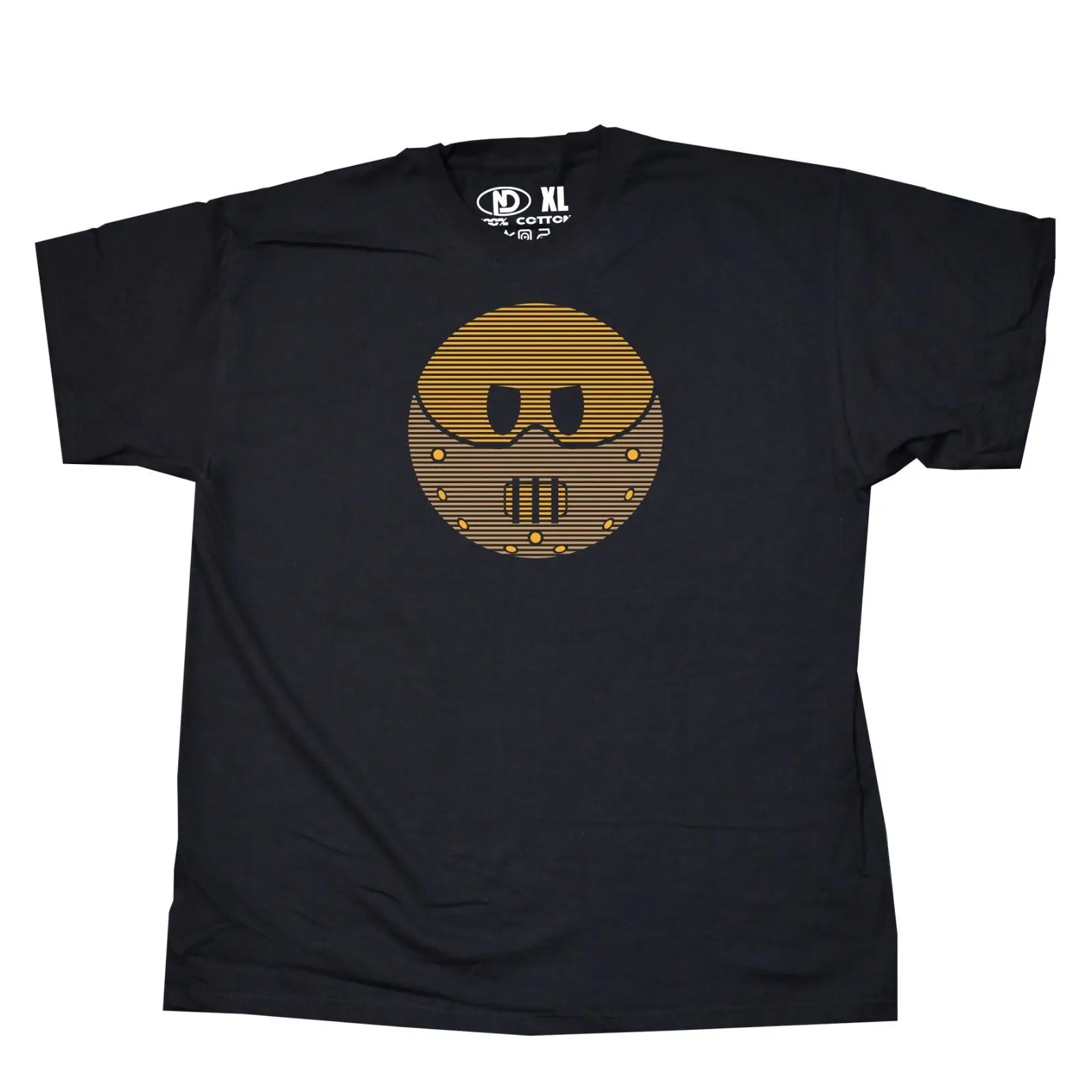 Smiley Face Hannibal Lecter Parody Mens Womens T Shirt Silence of the Lambs  Cartoon t shirt men Unisex New Fashion tshirt Loose