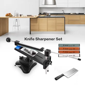 

Ruixin Pro II chef Knife Grinding System Pencil Apex edge Sharpener With 4 whetstone Professional Chef Knife Sharpener ON SALE