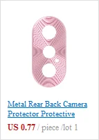 Металлическая Задняя Камера протектор защитный чехол для объектива кольцо крышки для iPhone X