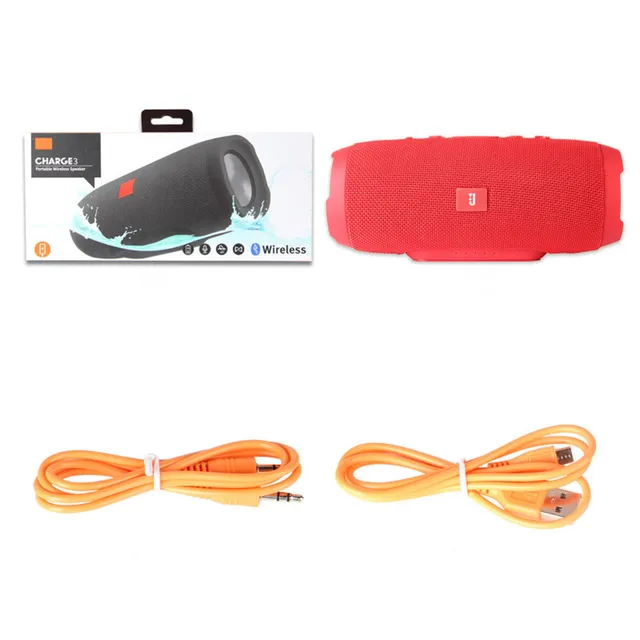 Portable Outdoor Bluetooth Speaker Wireless Dual Subwoofer Waterproof Charge3 Speaker Sports Wireless Dual Diaphragm Speaker