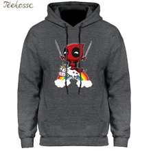 Мужская толстовка Дэдпул, забавная мужская толстовка с капюшоном для бассейна, s, зима-осень, толстовка с капюшоном супергероя, серая уличная одежда в стиле хип-хоп