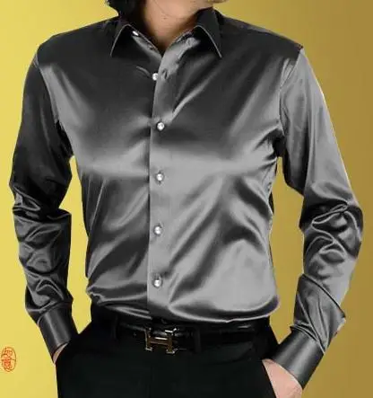 Compra Camisas de seda para los hombres online al por