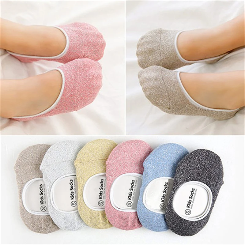 1 Pair Baby Anti Skid Socks Low Cut No Show Children Kids Floor Socks