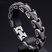 Личности Киль Браслеты для Для мужчин в стиле "хип-хоп" Нержавеющая сталь цепочка Armbanden Винтаж браслет ювелирные изделия для бойфренд муж