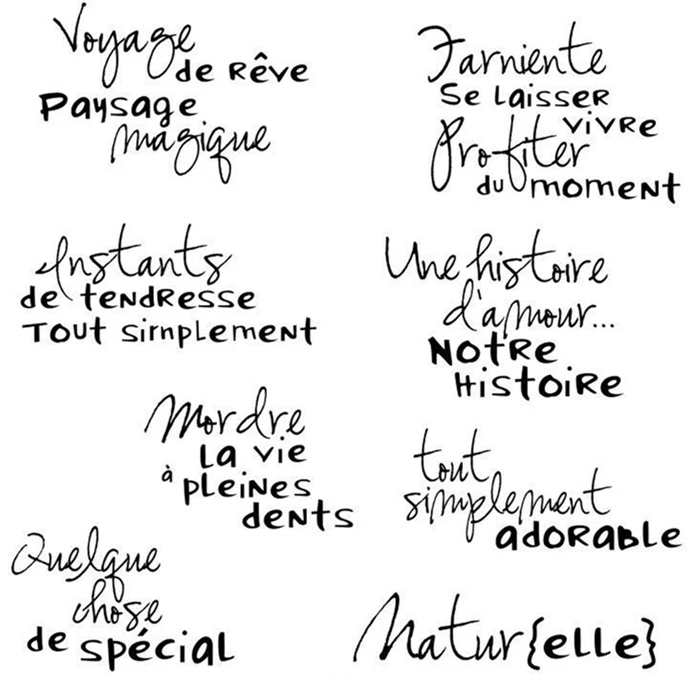 

FRENCH Transparent Clear Silicone Stamp/Seal for DIY scrapbooking/photo album Decorative clear stamp 8888