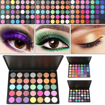 

35 Color Nature Make up Palette Eyeshadow Pallete Gorgeous Silky Powder Professional Smoky Warm Matte Shining Eye Shadow