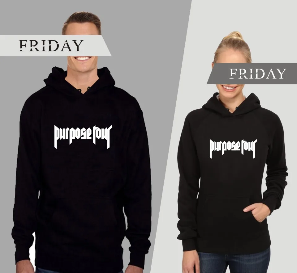 2017 Fashion PURPOSE TOUR Hooded Hoodies JUSTIN BIEBER Hoodies and Sweatshirts super star clothing Plus Size 4XL