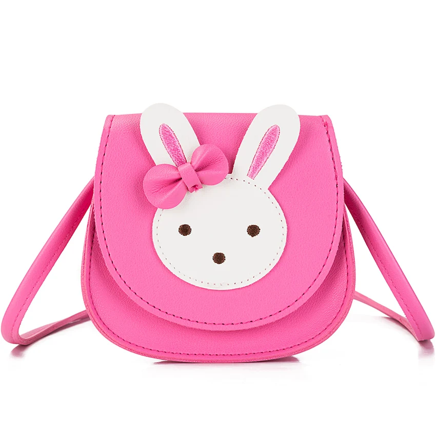 

Heopono Fashion Lovely Rabbit Animal Design Children Bag Good Quality PU Portable Kids Small Pocket Bag Girls Crossbody Satchel