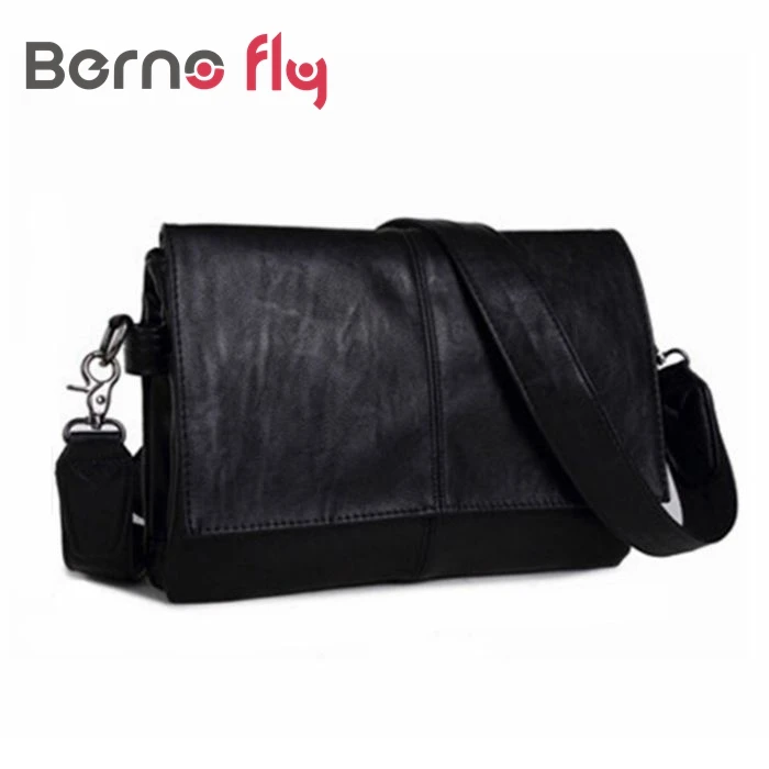 

High quaity soft PU Leather Men Shoulder Bag Envelope Style Bag Large capacity Messenger Bags Vintage Men's Leather Handbags