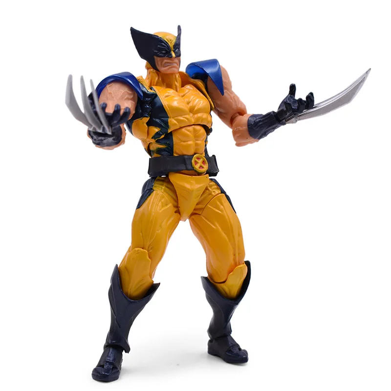 

14 cm Western Animiation Hot Doll X-MEN Wolverine Action SHFigure PVC Collectible Model Toy Christmas Gift For Children