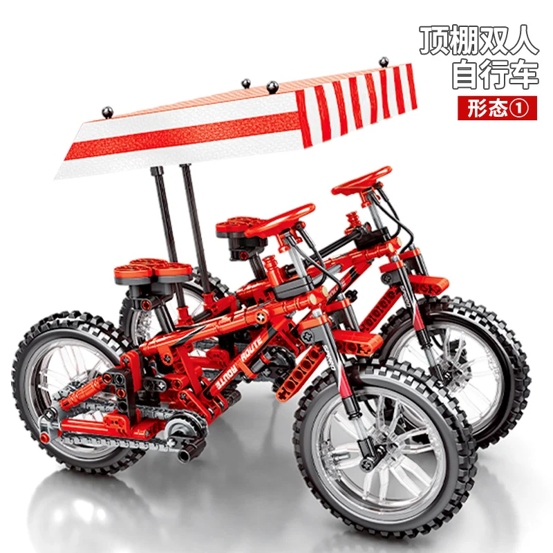 Bicycle Building Block set Finger Bicycle Toys for Children Compatible LegoINGly Technic models to build adults