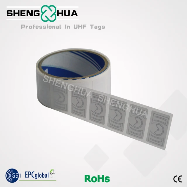 1000pcs/roll 36*22mm Smart Printable UHF RFID Sticker Long Range Paper ...