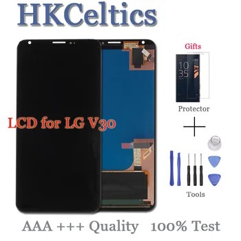 

For LG V30 LCD Display +Touch Screen Digitizer Assembly For LG V30 LCD +Frame 6.0'' Screen Replacement H932 H933 VS996 US998