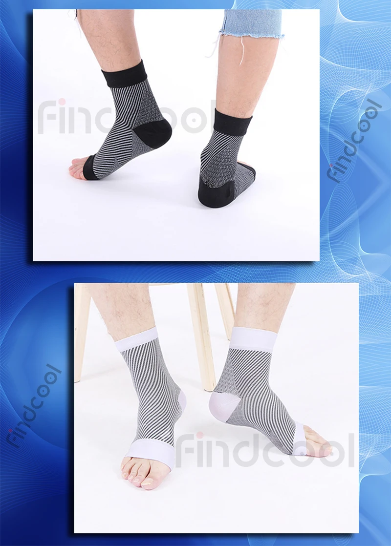 Подошвенный фасциит носки для женщин Компрессионные рукава для ног для арки поддержка увеличивает циркулирование Облегчает боль отек 11E