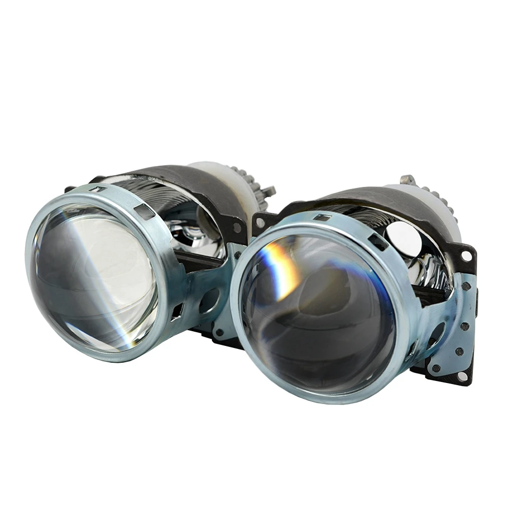 2 шт. 3,0 дюймов Биксенон hid объектив проектора h4q5 ангельские глазки маска фары 35 Вт AC ксеноновая лампа балласт D2H автомобильный монтажный комплект изменить