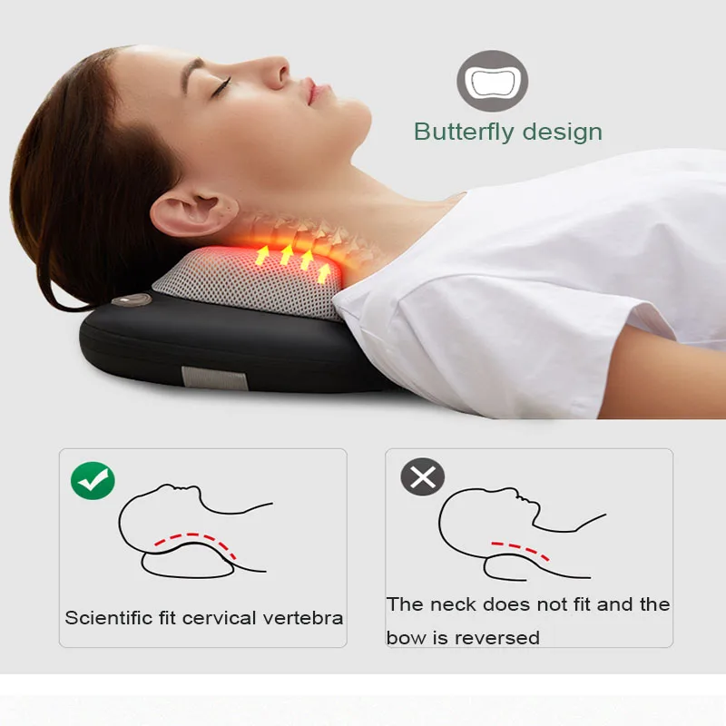 Houlder и массажер шейных позвонков многофункциональная подушка для тела с электрической талией на плечо для дома