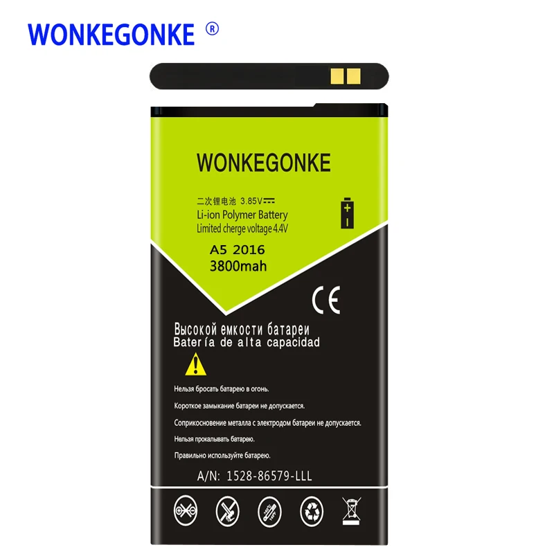 WONKEGONKE EB BA510ABE для Samsung Galaxy A5 2016 Edition A510F A5100 оригинальный аккумулятор|Аккумуляторы