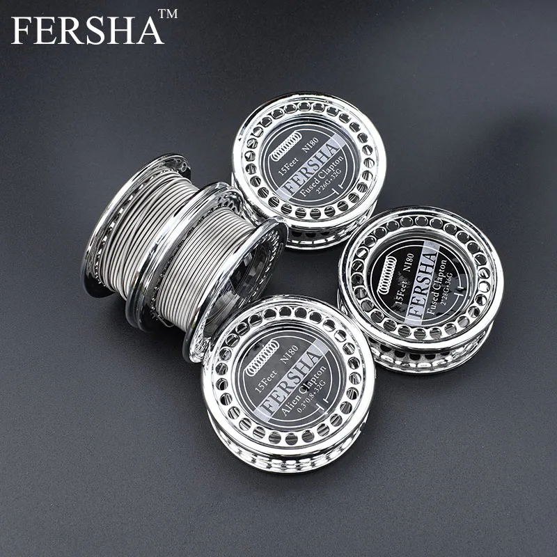 

FERSHA NI80 Resistance line Fused Alien Clapton 15-foot Coil Line RDA Electronic Cigarette Accessories DIY Coil