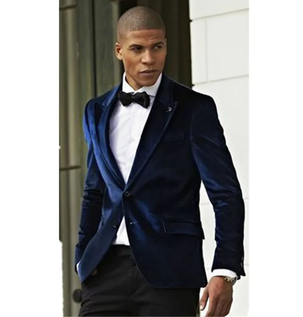 Blue velvet blazer Clearance