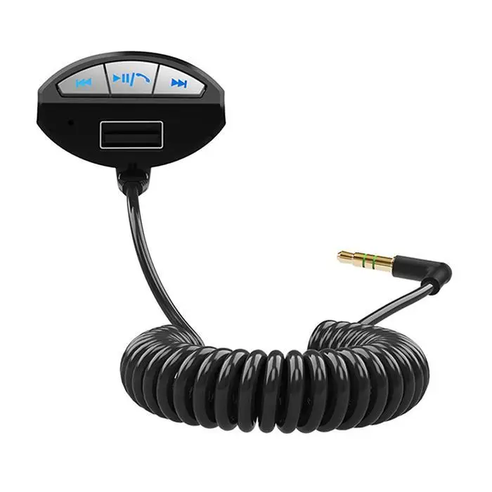 Car MP3 Player A2DP 3.5mm Auto Bluetooth Transmitter Hands Free USB Car Charger Car Aux Audio Stereo Receiver Adapter BC10