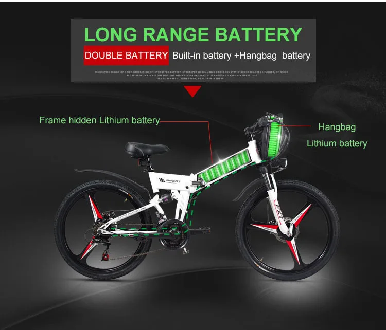 Excellent LOVELION 26inch Folding Electric Mountain Bicycle 48v 350w High Speed Ebike Lithium Battery Travel Assisted Electric Bike 26 Excellent LOVELION 26inch Folding Electric Mountain Bicycle 48v 350w High Speed Ebike Lithium Battery Travel Assisted Electric Bike 26