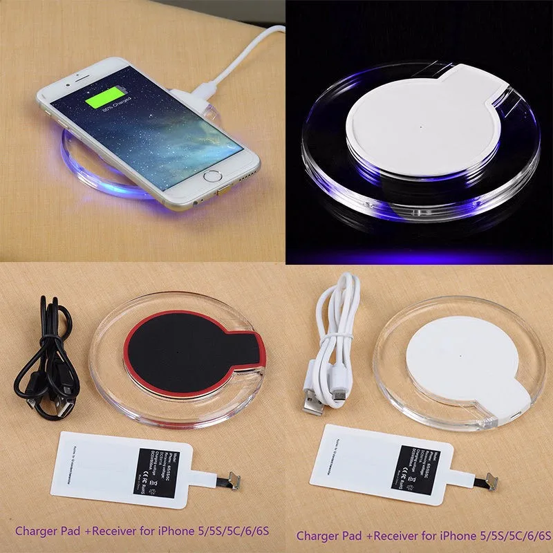 

QI Wireless Charging Charger Module Pad+Receiver For Apple iPhone XS MAX XR X 8 plus 7 plus 6 6s plus 5s and android or typeC