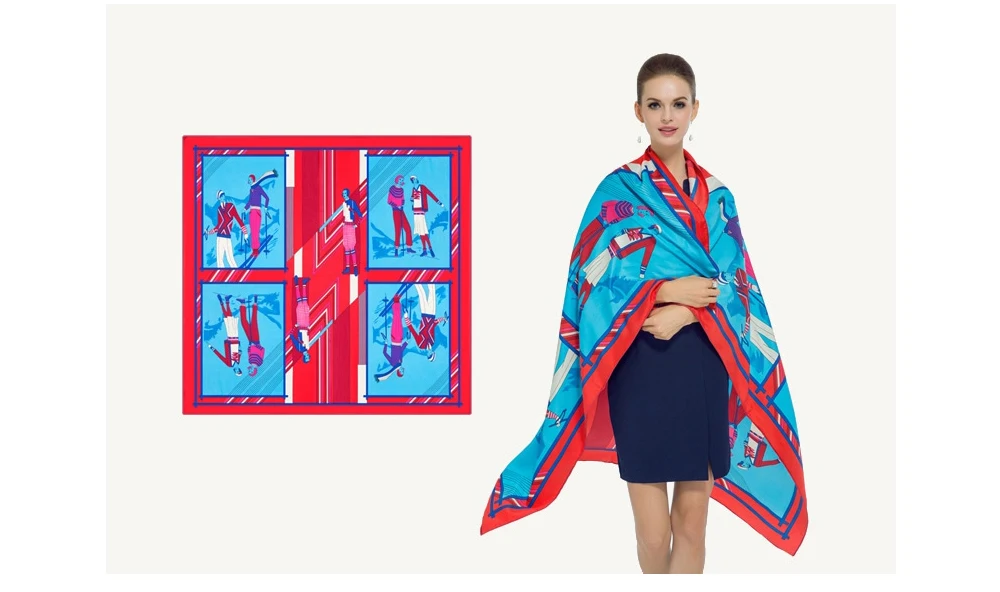 Print Silk Shawl (13)