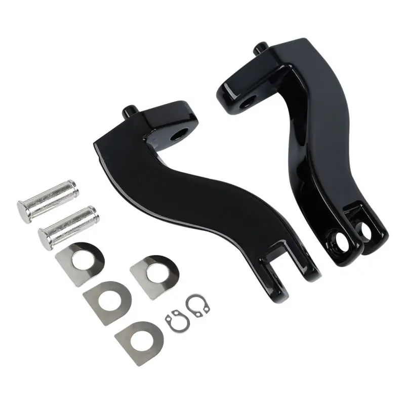 Suporte de Montagem para Harley Motocicleta Passageiro Traseiro Footpeg Touring Cvo Electra Glide Rua Estrada Rei Flht Flhtk Flhx 1993-2020 5 harley footpegs