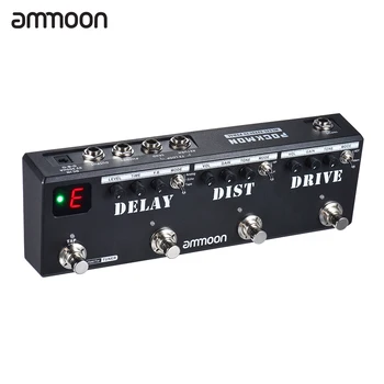 

ammoon POCKMON Multi-Effects Pedal Strip with Tuner Delay Distortion Overdrive FX Loop Tap Tempo Effect Pedal