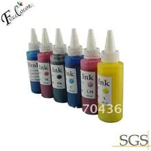 T33 принтер Пигментные чернила для заправки Совместимый чернильный картридж T0731-4 5 цветов заправка чернил