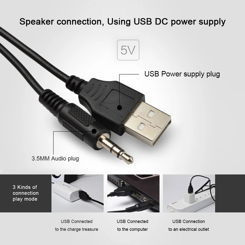 SADA D 203 USB проводной комбинированный динамик компьютерная Колонка бас стерео