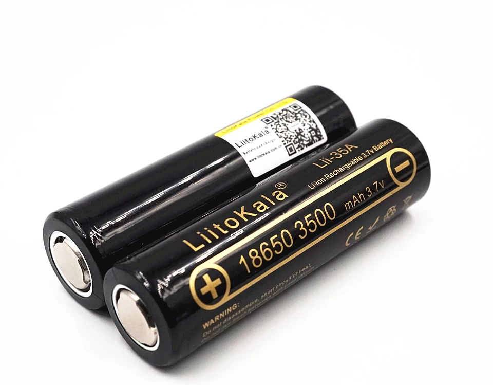 lii-35a liitokala 3,7 v 3500 mah NCR 18650ga 10a descarga baterias recargables para 18650 bateria мкА