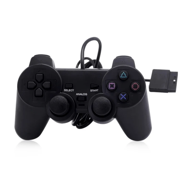 2018 Fashion Wired Controller Double Shock Remote Joystick Gamepad Joypad for PlayStation 2 PS2 2018 Fashion Wired Controller Double Shock Remote Joystick Gamepad Joypad for PlayStation 2 PS2