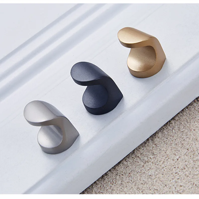 

Single Hole Door Handles Knobs Cabinet Knobs For Door Accessories Drawer Furniture Cabinet Handle Hardware Zinc Alloy pulls