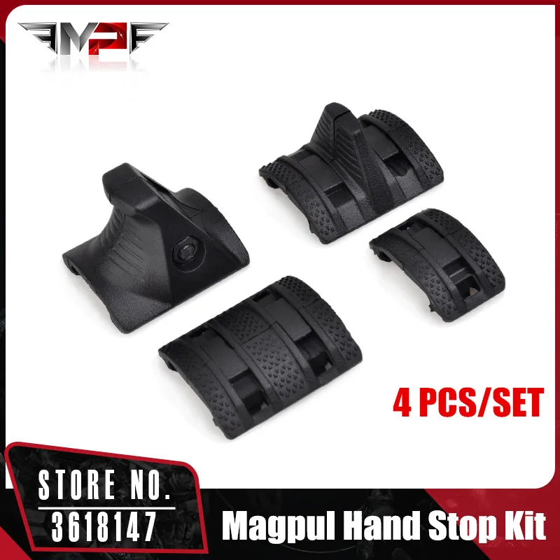 النائب 4 قطعة/المجموعة EMagpul اليد ستوب كيت Handguard لوحات Picatinny السكك الحديدية Handguard غطاء BK دي MP02023