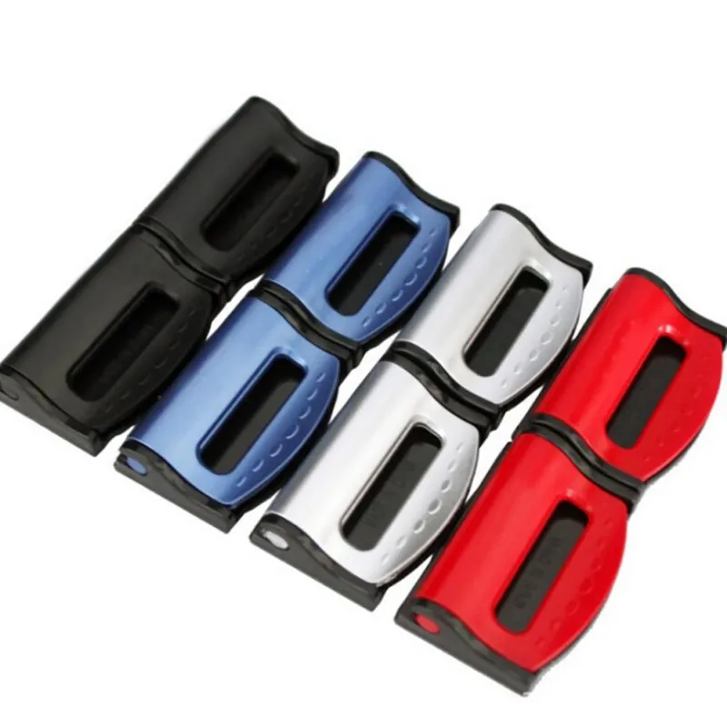 1 Pair Useful Car Seat Belt Buckle Clips Universal Adjustable Seat Belt