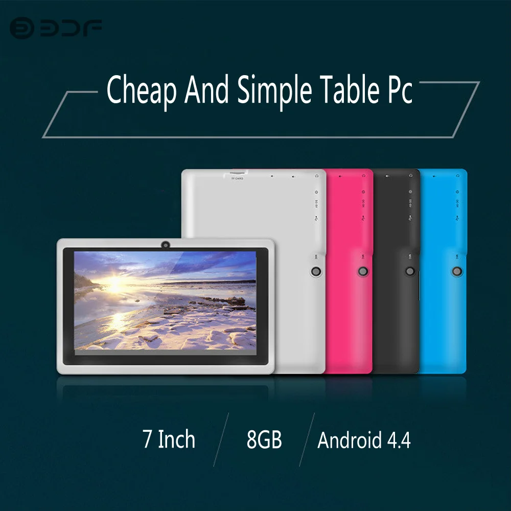 

7 Inch Screen Android Tablet Pc Quad Core WiFi Bluetooth Dual Camera 8GB Support Google Play Market