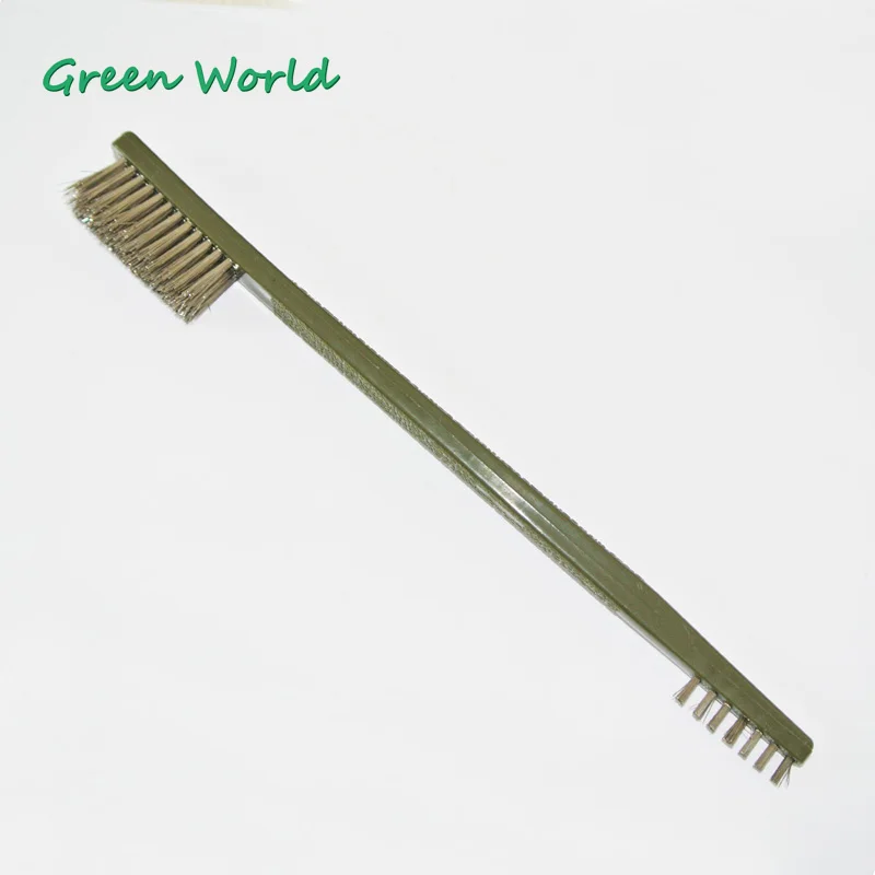 Green World 3pcs/lot Double ended Utility Breech Gun Brush,Stainless