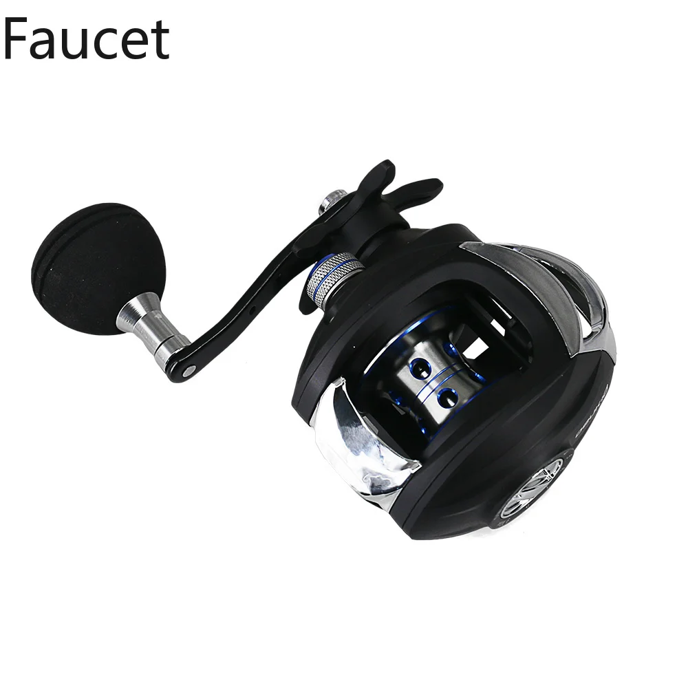 Fishing reel bait reel double brake system reel maximum resistance 4 + 1 BBs 7.2: 1 high speed fishing reel