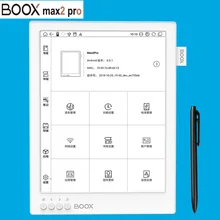 ONYX BOOX MAX2 PRO электронная книга ридер двойное касание HD гибкий cta экран электронная книга ридер 4G/64G 13,3 ''BT 4,1 Android 6,0 e ридер