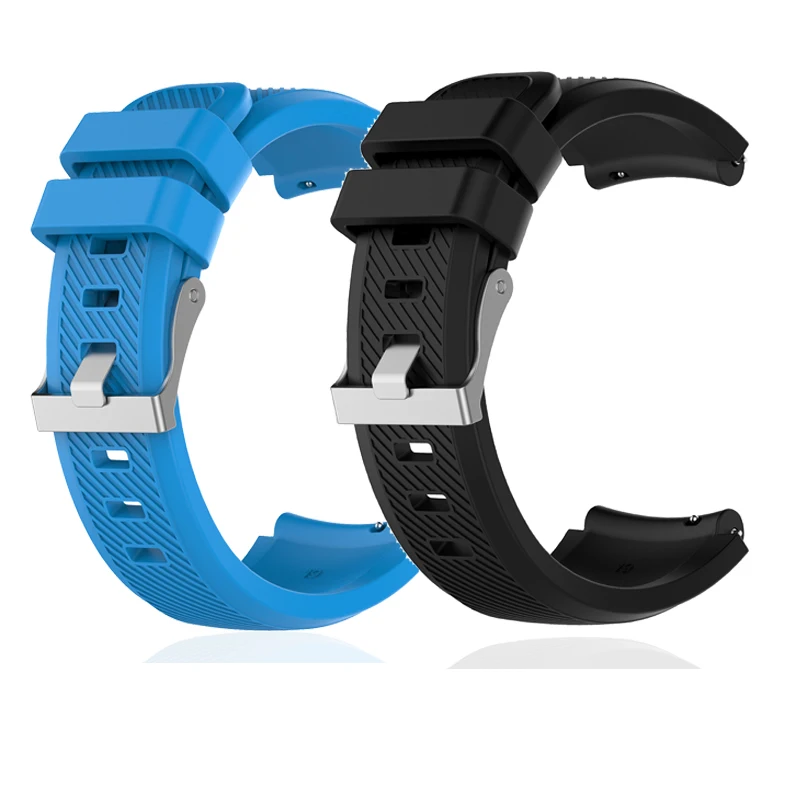Ремешок силиконовый для Xiaomi Huami Amazfit pace stratos 2 2s спортивный мужской браслет