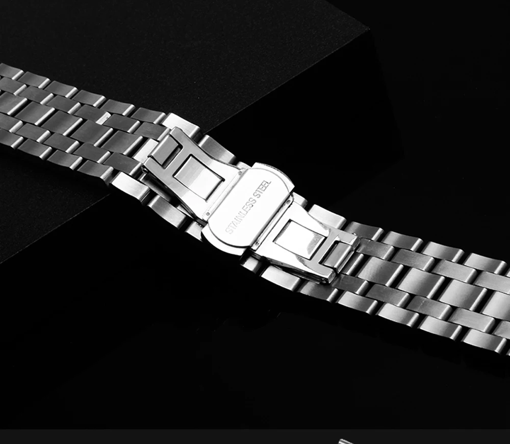 Ремешок для часов PEIYI 19 мм, сменный металлический браслет, серебряный ремешок из нержавеющей стали, мужские и женские часы с цепочкой для Tissot T065