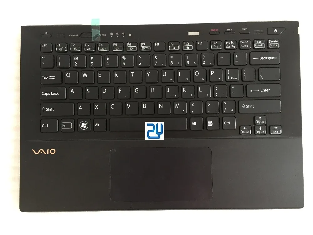 Новая клавиатура US для Sony Vaio SVS131 SERIES SVS131B11L SVS13AA11L SVS131E1DL верхний чехол рук tastaur 9z.