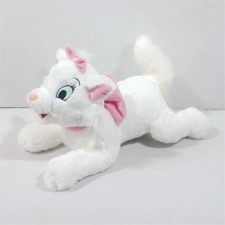 Marie Cat Plush Toy Lying 40cm/16'' Soft White Cats Pillows Cute