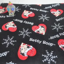 Милая детская одежда с рисунком Бетти снежинки для девочек; эластичная трикотажная хлопковая ткань из лайкры для шитья; лоскутное шитье